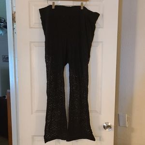 Crochet boot cut bottoms